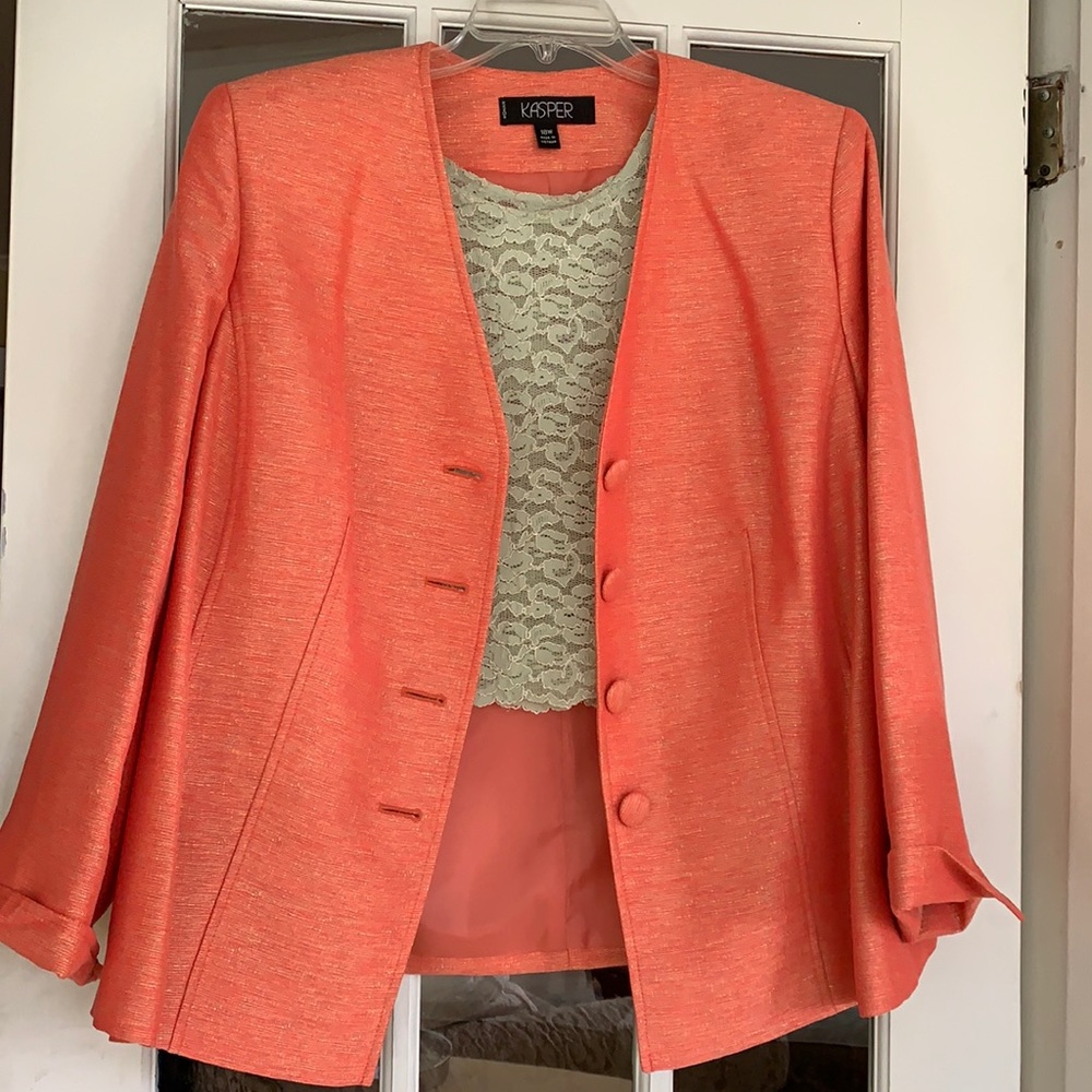 Beautiful Orange Color Suit